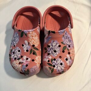 CROCS Floral Mules